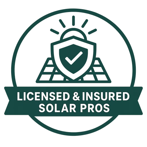 Licensed & Insured Solar Pros